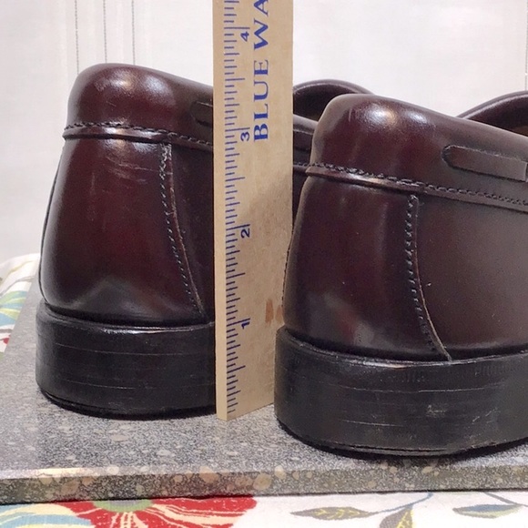 ☘️ TOWNCRAFT Leather Keltie Tassel Slip On Loafers - Picture 2 of 9